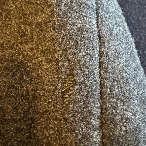 John Weitz Cashmere Wool blend Double-Breasted Dark Gray Coat Sz 4p - Picture 15 of 15